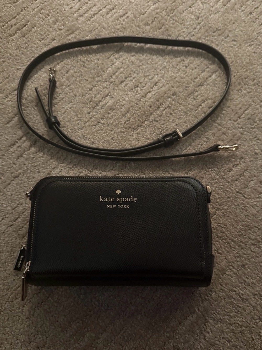kate spade Black Saffiano Crossbody Bag - Picture 3 of 6